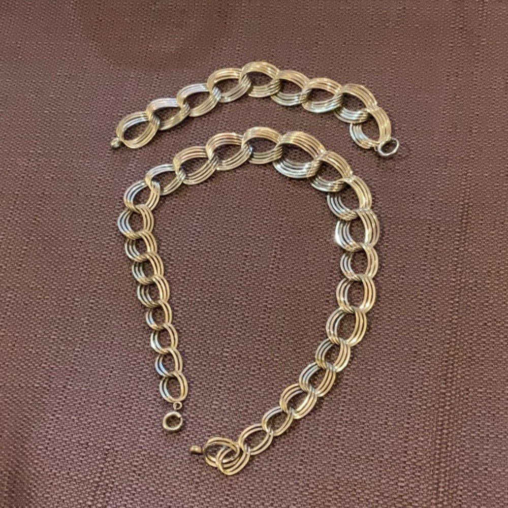 Vintage necklace and bracelet HSB Sterling - Picture 4 of 4